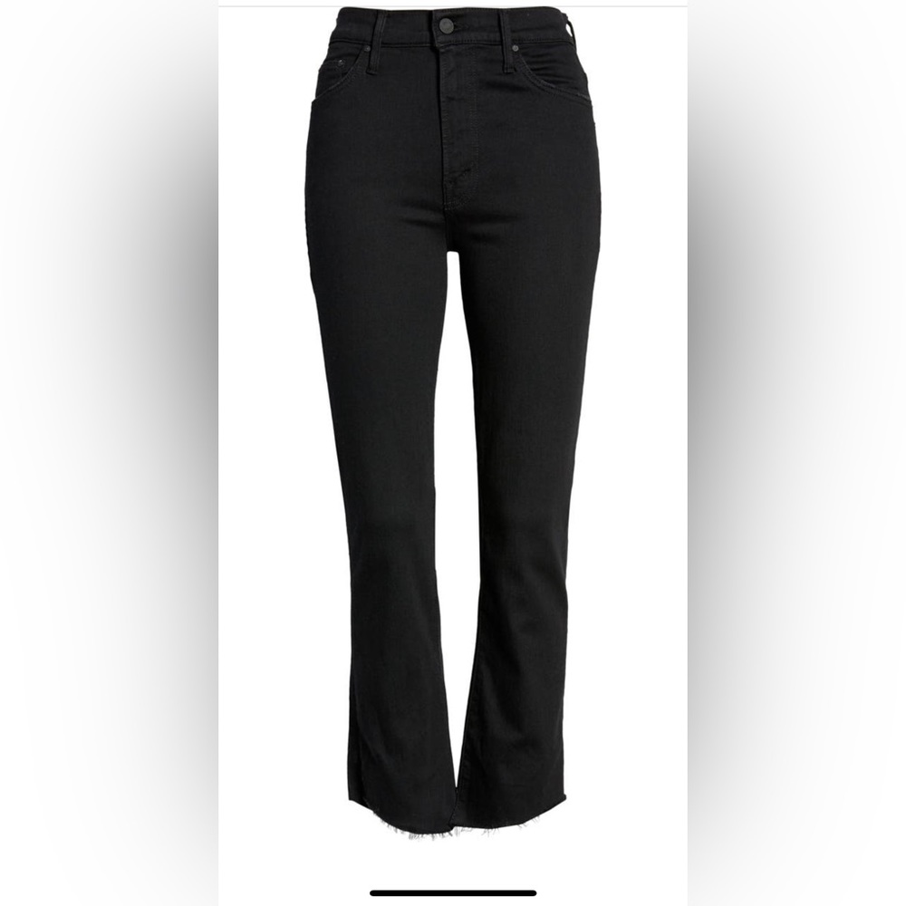 Mother The Insider cropped jeans, size 28, black